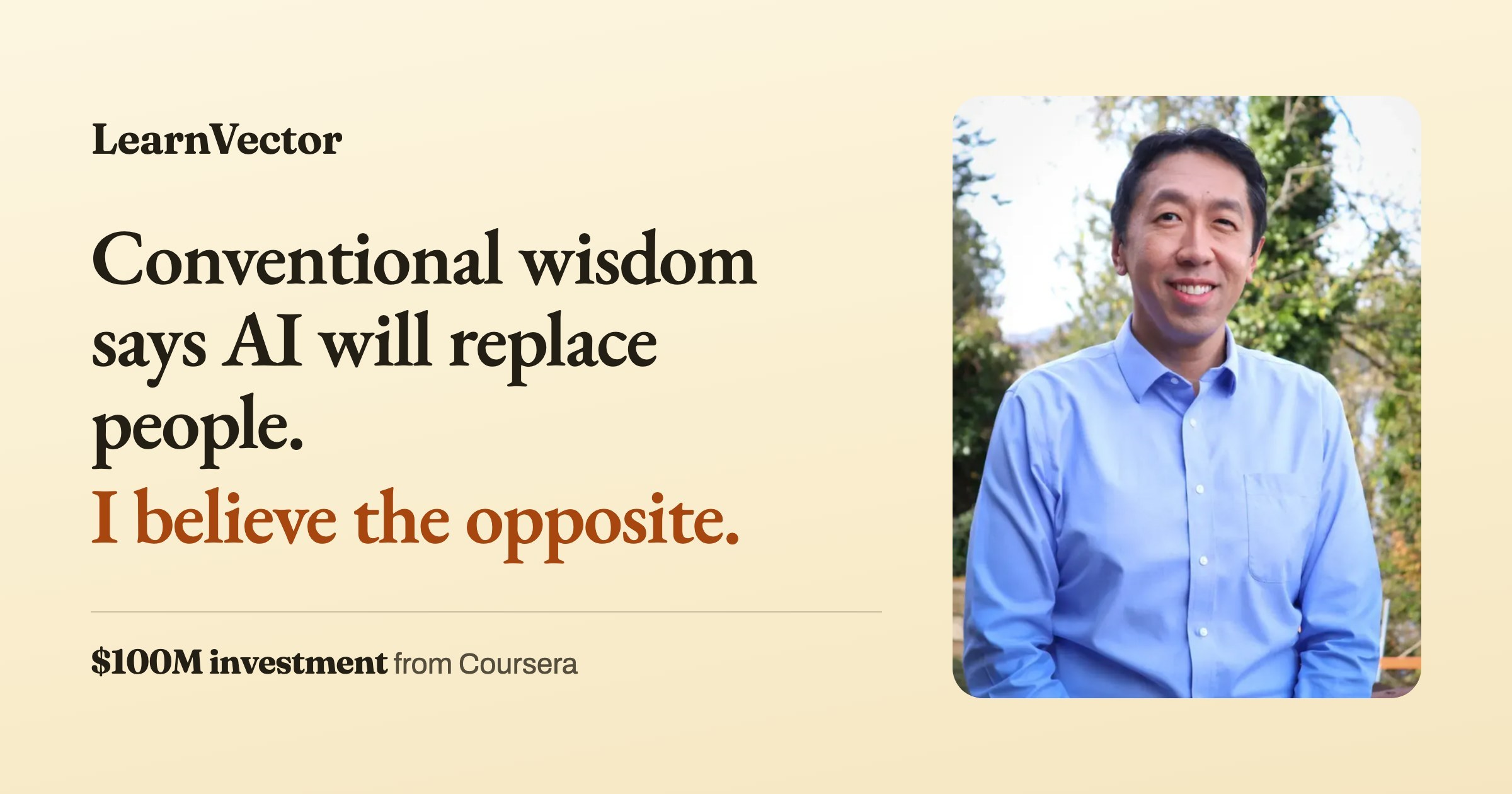 Massive courses — personalized mastery: Andrew Ng’s $100M pivot from Coursera