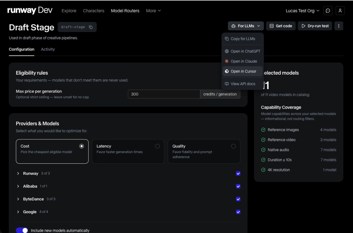Runway Media Router turns the video AI pioneer into a middleware provider