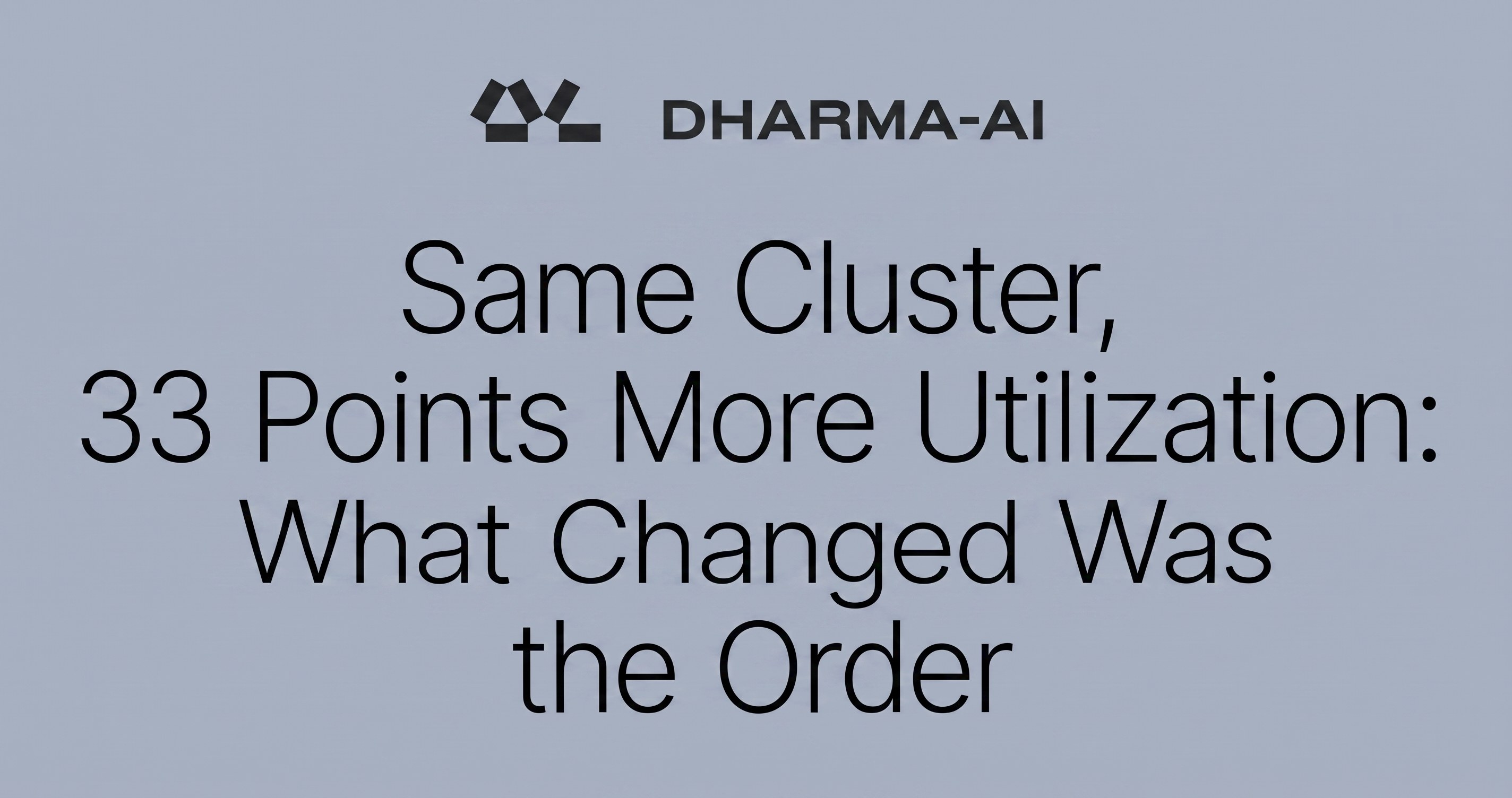 More AI Chips on Order — Smarter Queues Already Deliver 33% More Compute